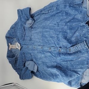 Philosophy Tunic Polka-dot Dress Tencel